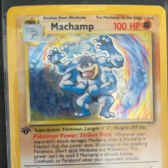 1st Edition Machamp Base Set - Picture 2 of 4